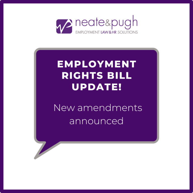 Employment Rights Bill Amendments Update